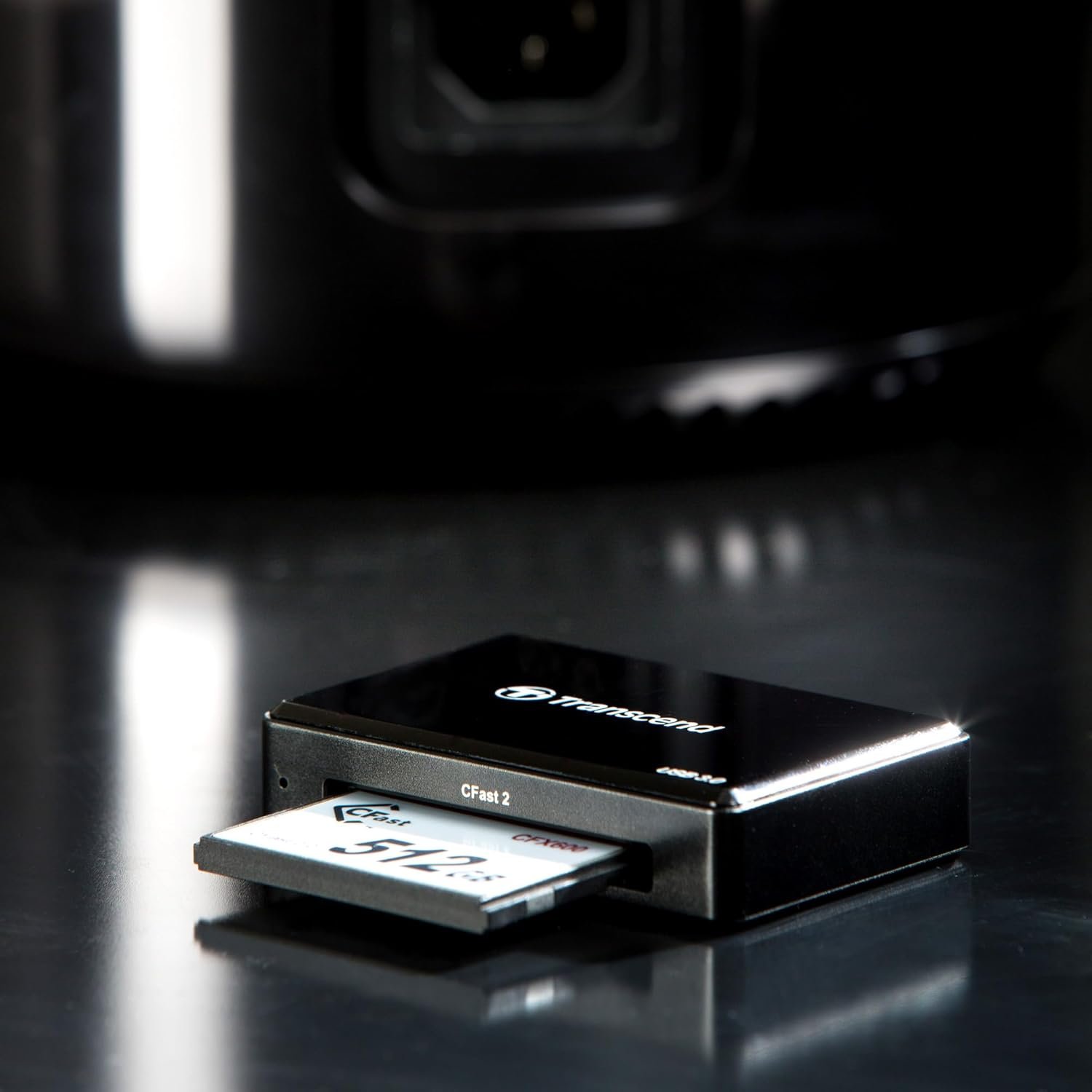 Transcend USB 3.1 Gen 1 Card Reader Ideal for High Resolution Video, Raw Image Transfer and Post-Production, Black - TS-RDF2 - Image 8
