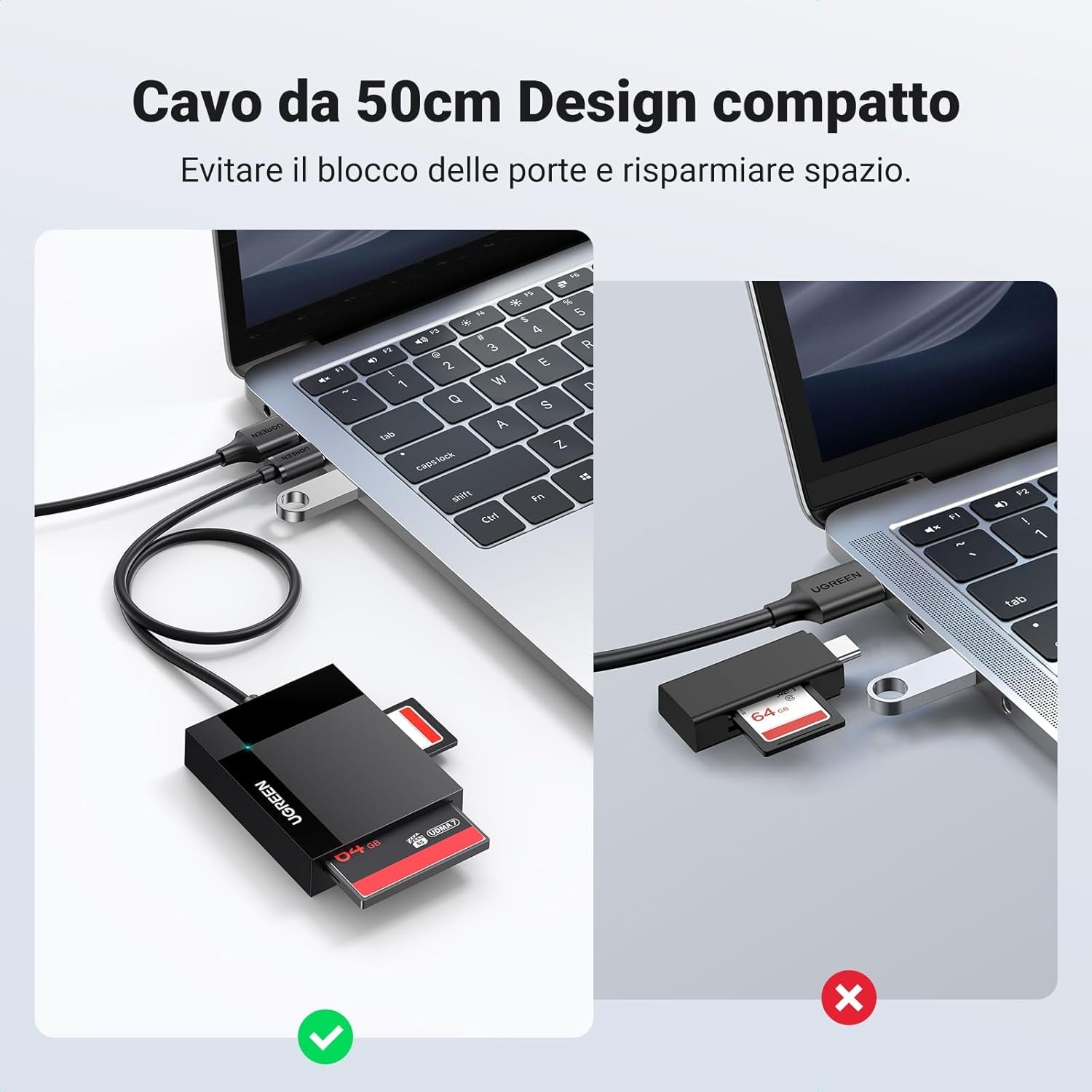UGREEN USB C SD Card Reader TF CF MS Card Reader 4 in 1 Type C Memory Card Adapter Compatible with iPhone 17 PRO Max MacBook Pro 2023 Air iPad PRO Air iPhone 16 PS5 4 Xbox Galaxy S23 - Image 8