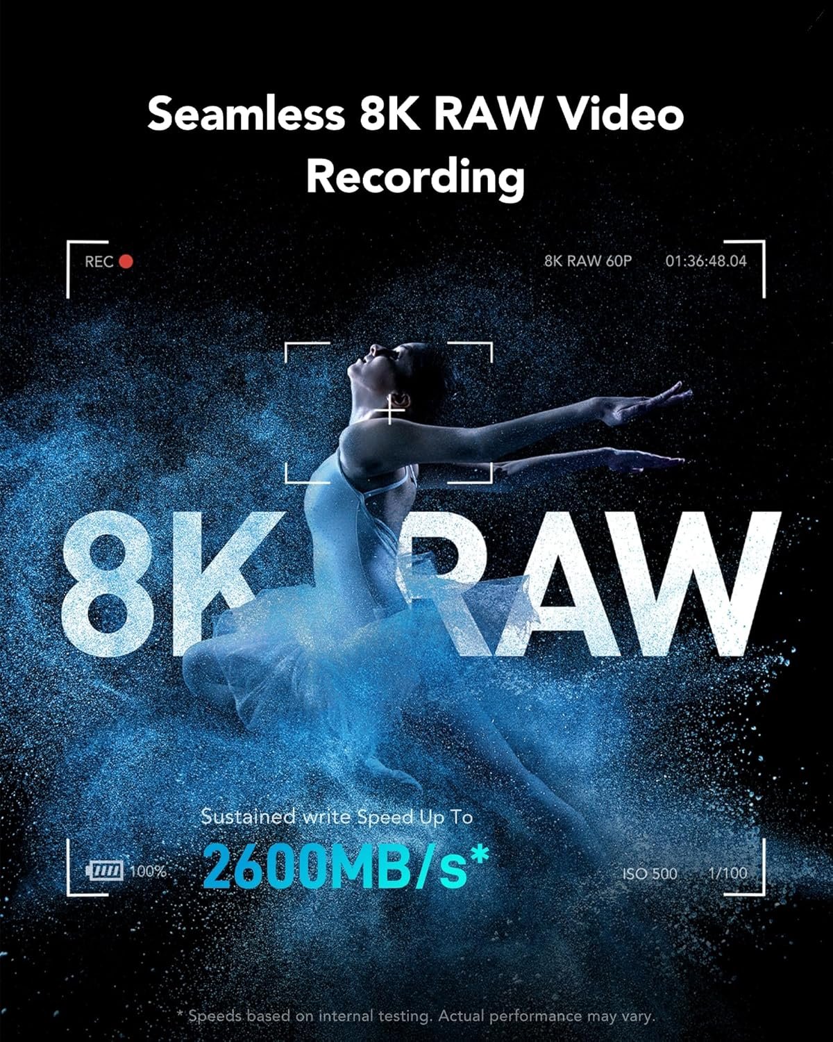 Lexar Professional CFexpress 4.0 Type B Silver Series 1TB, Tybe B Card Up to 3600MB/s Read/2600MB/s Write CF Memory Card for 8K Raw/DSLR Video Backlight with XQD Camera - Image 4