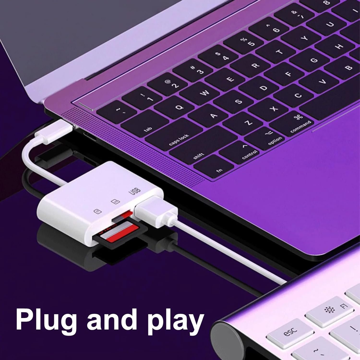 SD/Micro SD/USB3.0 Card Reader USB-C to TF USB3.0 OTG Memory Adapter USB TF Memory Type C for Galaxy, Huawei, Tablets, Laptops, MacBook - Image 3