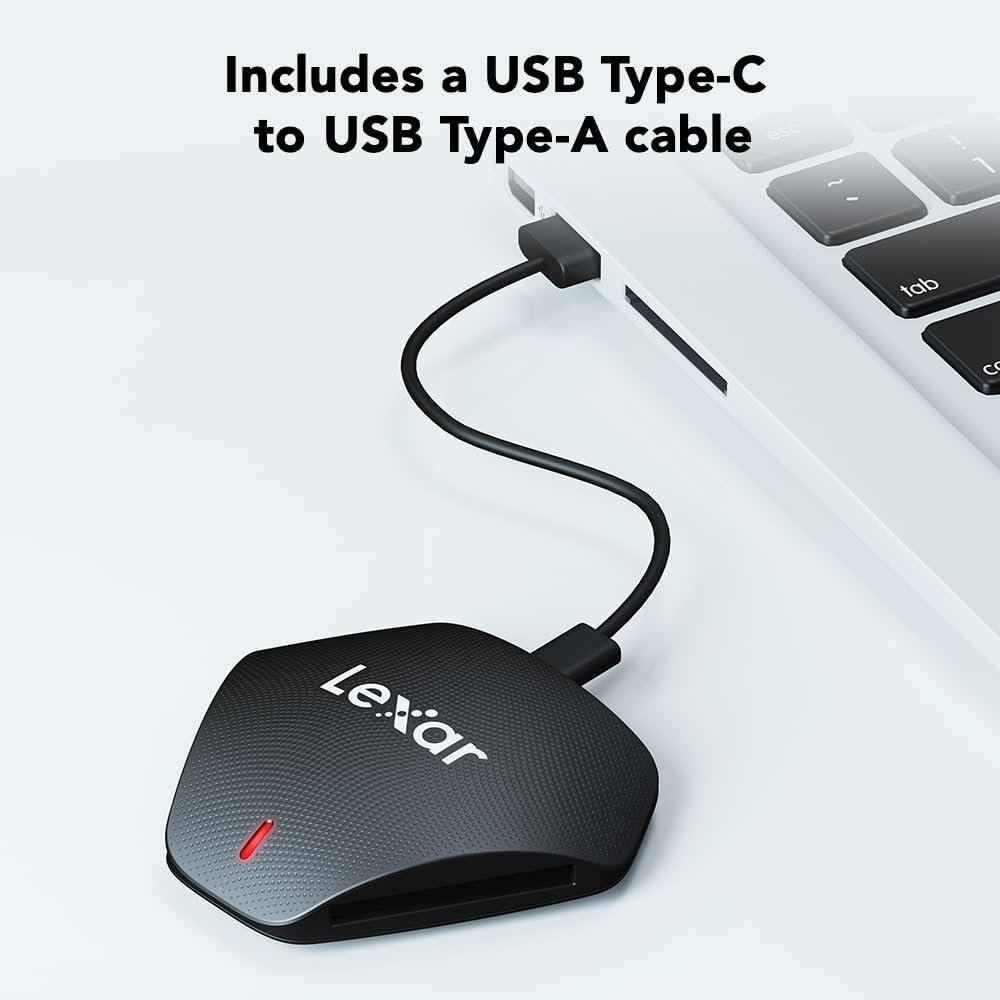 Lexar Professional USB 3.1 3 in 1 Multi-Card Reader (LRW500URBNA) - Image 7