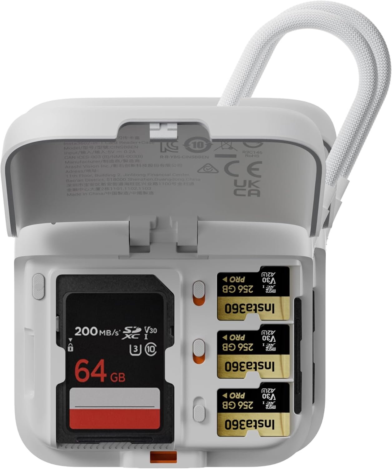 Insta360 2 in 1 Card Reader + Case - Image 4