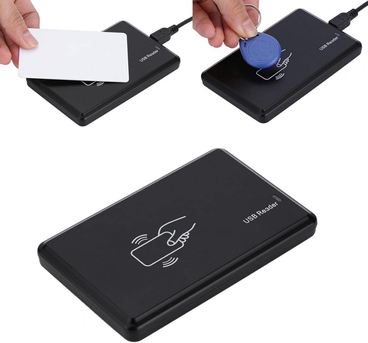 Nikou RFID Card Reader USB ID Card Writer and Copier 125khz USB RFID Card Duplicator with Key Tag 5 Pieces - Image 8