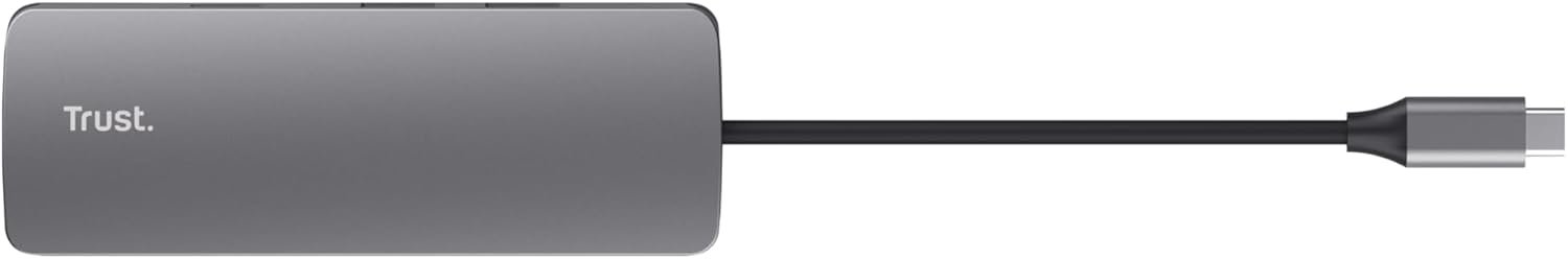 Trust Vylor USB C Hub 8-in-1 HDMI Adapter 4K@60Hz, Gigabit Ethernet, MicroSD/SD Card Reader, USB-C USB-A, 100W Charging Port, Docking Station PC Laptops Dell HP MacBook - Image 12