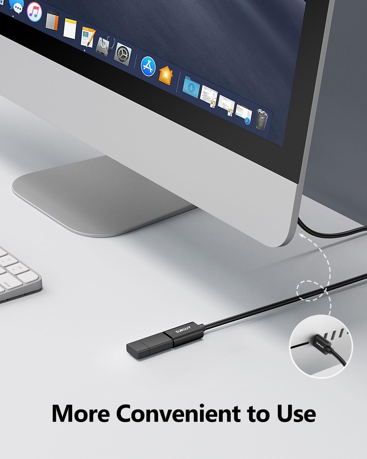 SUNGUY USB 3.0 Extension Cable, 3 Meters 5Gbps Male to Female for Flash Drive, Hub, Card Reader, Keyboard, Printer, Scanner, Camera - Black - Image 4
