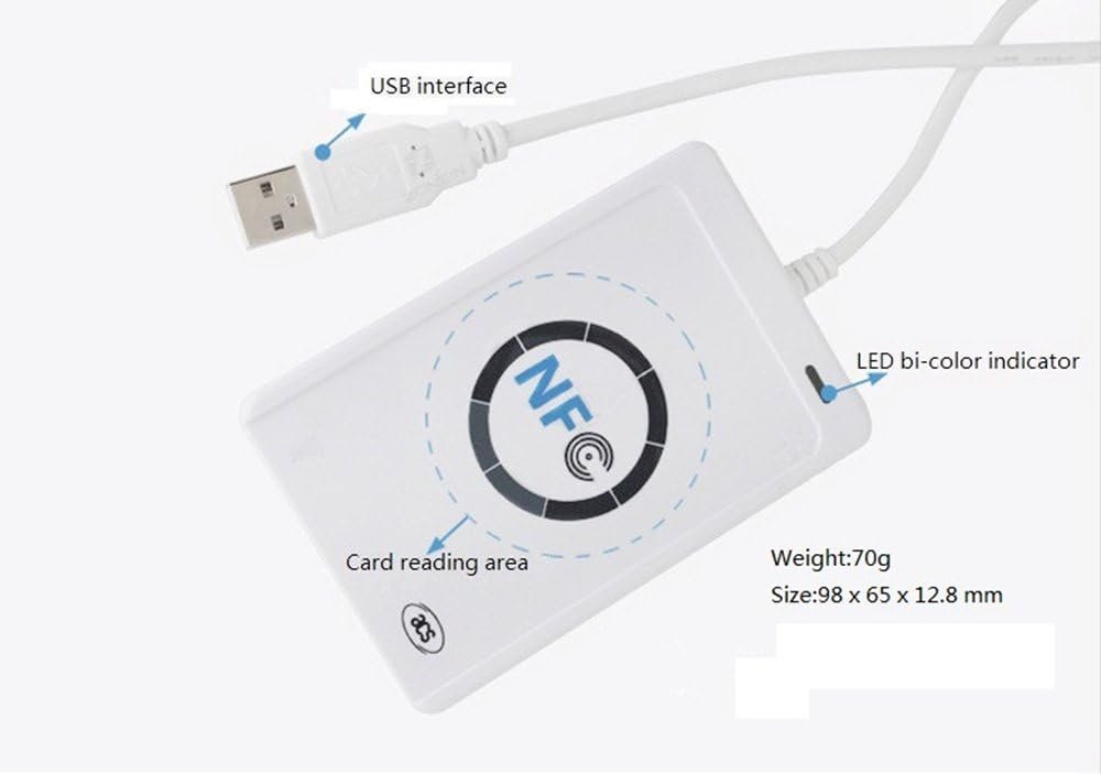 NFC ACR122U /USB Contactless IC Card Reader Writer + SDK + IC Card - Image 3