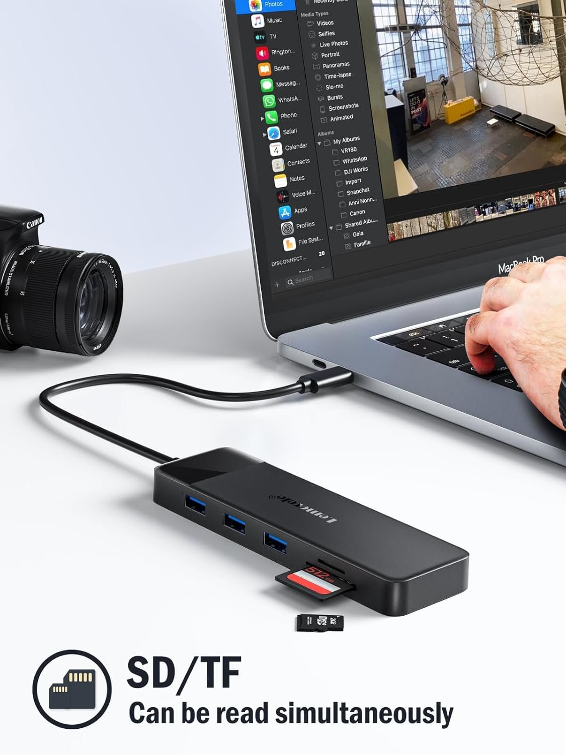 Lemorele USB C Hub Docking Station 3*Display -10 in 1, Dual Monitor with 2 HDMI 4K, VGA, AUDIO, 3 USB 3.0/2.0, PD 100W, SD/TF, Docking Station to MacBook/DELL/Windows/HP/Surface - Image 9