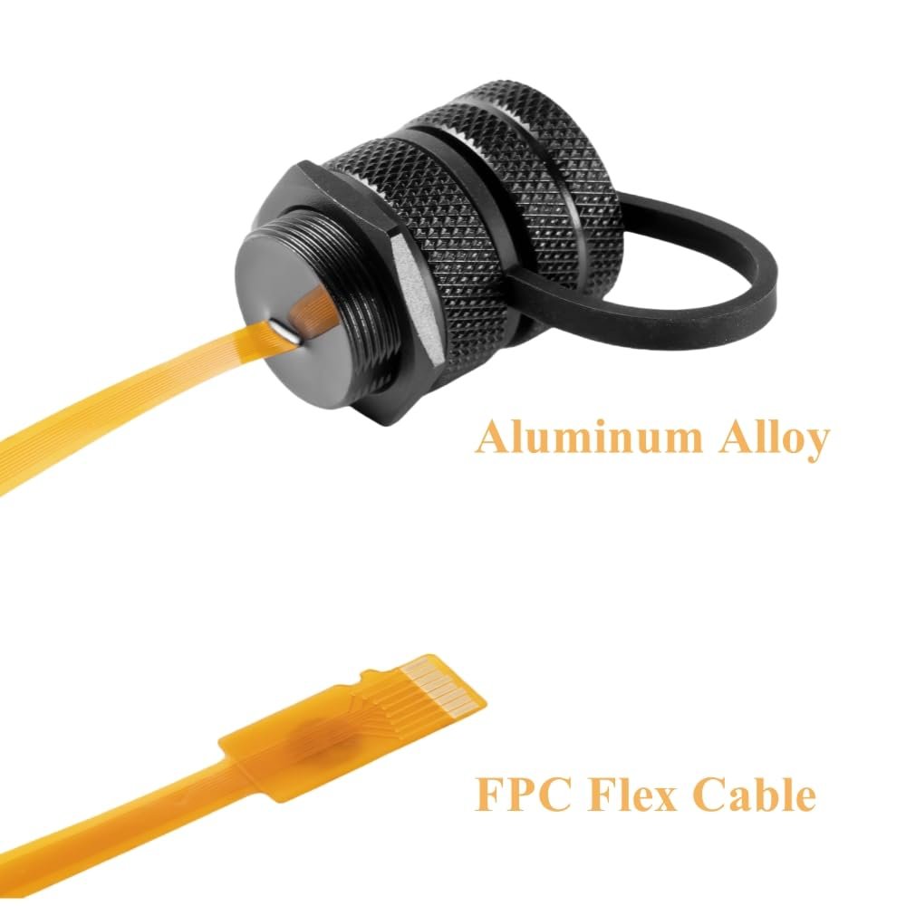 Flexible SD (TF) Extension Cable to TF Card Waterproof FPC Converter TF Reader Adapter for SanDisk/Arduino/GPS/DVR/Dash Cam/Tablet Flash Memory (Aluminum) - Image 5