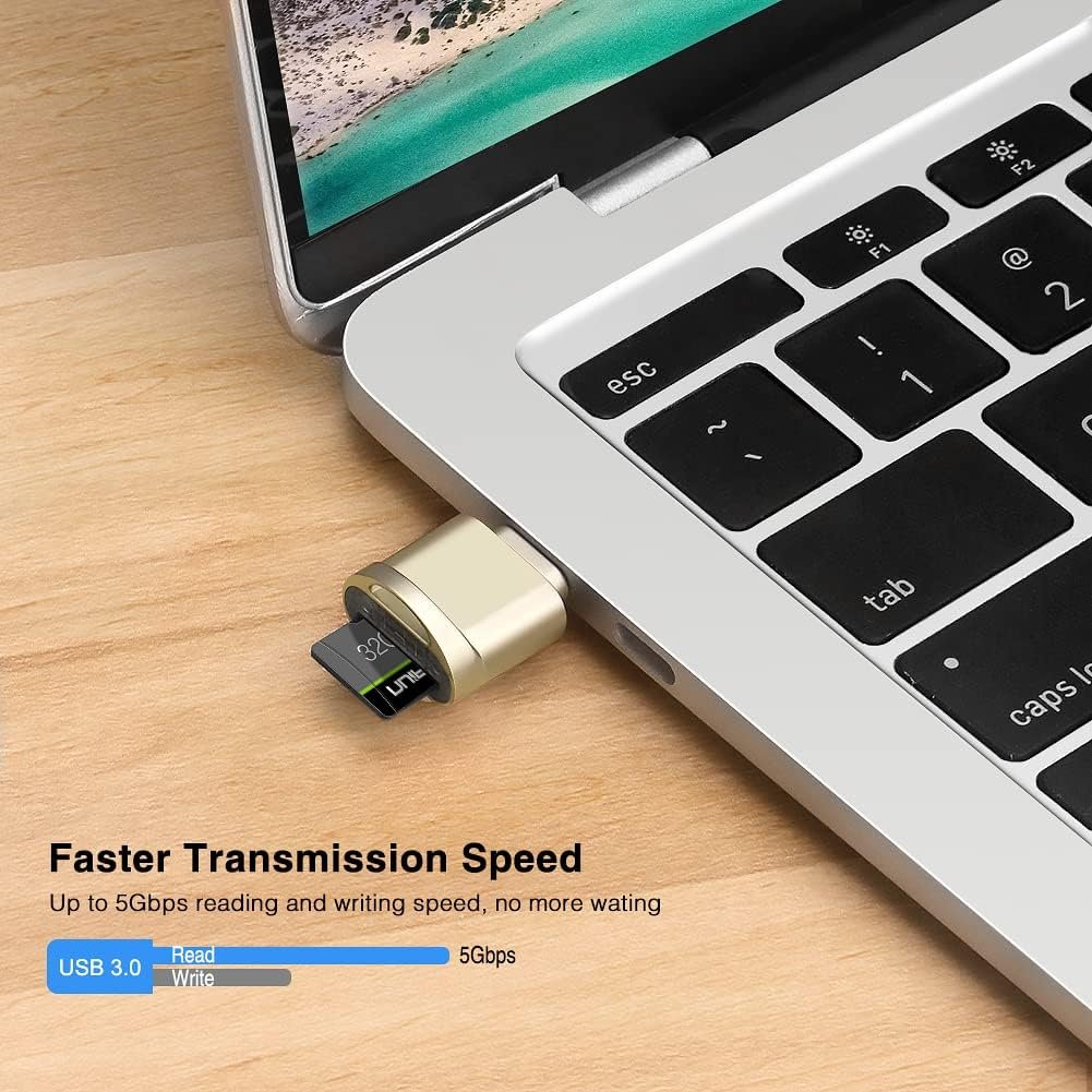 TF Card Reader, USB-C to TF Card Reader, TF Card Reader Adapter Type C OTG for PC, Notebook, MacBook Air Pro, Galaxy, Huawei, Tablette - Image 6