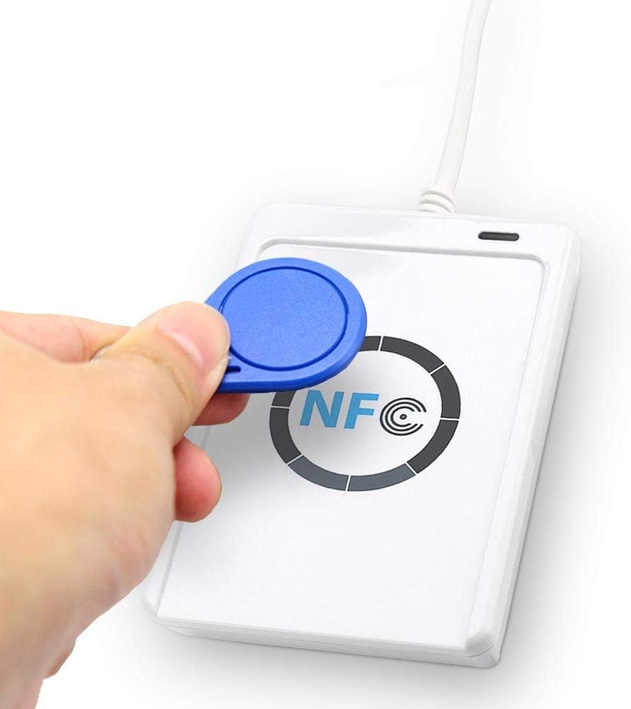 NFC RFID Reader and Writer 13.56 MHz for IC Cards, Reading Distance 50 mm, Includes 5 IC Cards and 424 Kbps Speed - Image 3