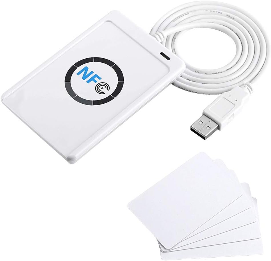 NFC RFID Reader and Writer 13.56 MHz for IC Cards, Reading Distance 50 mm, Includes 5 IC Cards and 424 Kbps Speed - Image 6