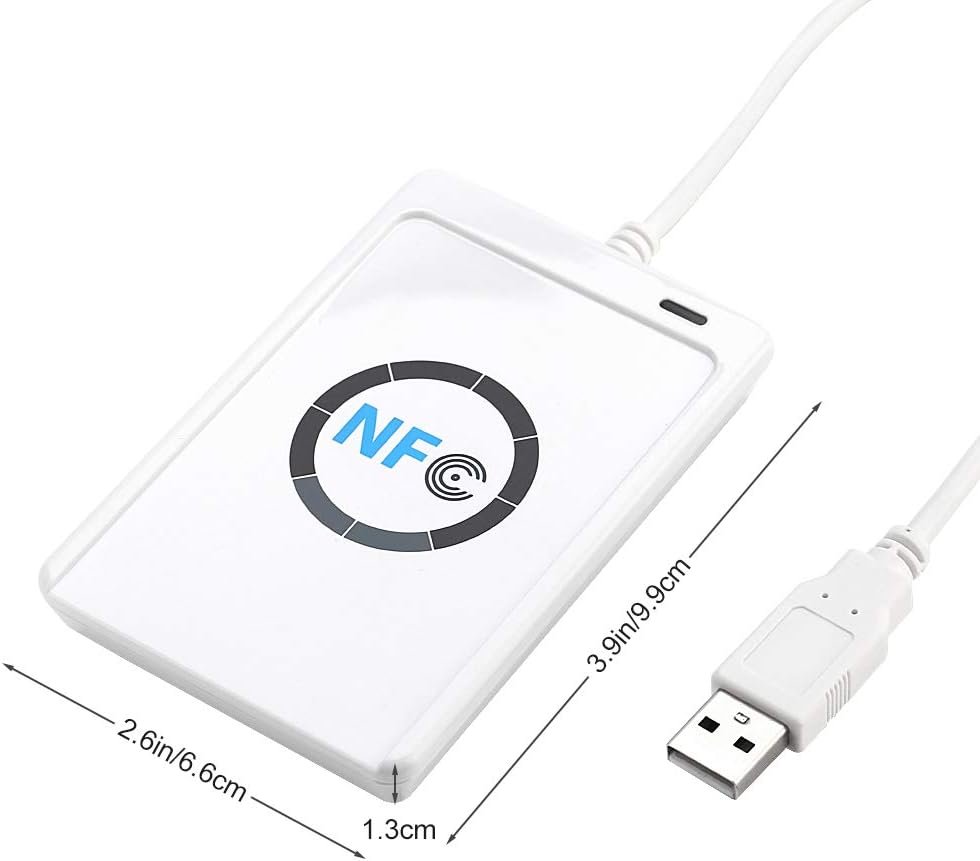 NFC RFID Reader and Writer 13.56 MHz for IC Cards, Reading Distance 50 mm, Includes 5 IC Cards and 424 Kbps Speed - Image 7