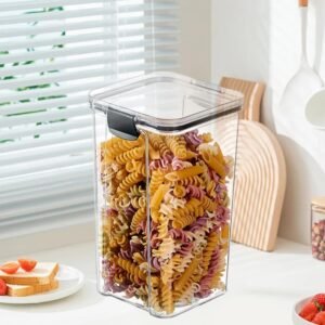 Airtight Food Storage Containers with Lids, BPA Free Flour Sugar Cereal Containers Plastic Dry Food Storage Containers for Pantry Organization and Storage, 32 Oz
