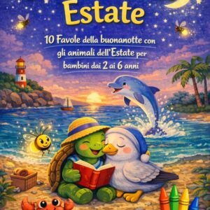 Buonanotte Estate: 10 Favole della Buonanotte con gli animali dell' Estate per bambini dai 2 ai 6 anni