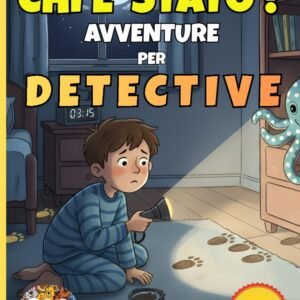 Chi è Stato? Avventure per Detective: 12 Casi Misteriosi da Risolvere: Libro Interattivo per Piccoli Detective in Stampato Maiuscolo (Età 5-7 Anni)