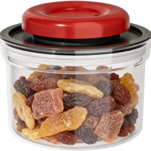 Contenitore per Alimenti Ermetico - Impilabili, Sottovuoto, a Tenuta Stagna, Grandi - Contenitori da Cucina per Dispensa, Armadietto, Cassetto, Frigorifero,per cucina, credenza, piano, frigo, organizz