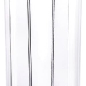 Contenitori per alimenti TATAY 2,5 L | Barattoli da cucina trasparenti | Chiusura ermetica | Impilabile | Plastica senza BPA | Lavabile in lavastoviglie | 9x15,5x29 cm, Rosso