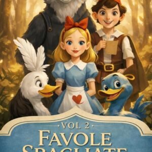Favole Sbagliate Vol 2 - Libri per Bambini 3-6 Anni: Racconti Illustrati di Empatia e Comprensione con Pagine da Colorare: Brevi storie della buonanotte per dolci coccole e fantastici sogni