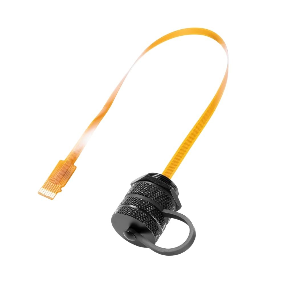 Flexible SD (TF) Extension Cable to TF Card Waterproof FPC Converter TF Reader Adapter for SanDisk/Arduino/GPS/DVR/Dash Cam/Tablet Flash Memory (Aluminum) - Image 2