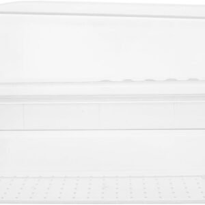 Hohopeti Scatola Portaoggetti Trasparente Mini per Accessori Mixer da Cucina, Organizer Portatile in Plastica per Frullatori a Immersione, Contenitore Salvaspazio per Utensili e Viaggio