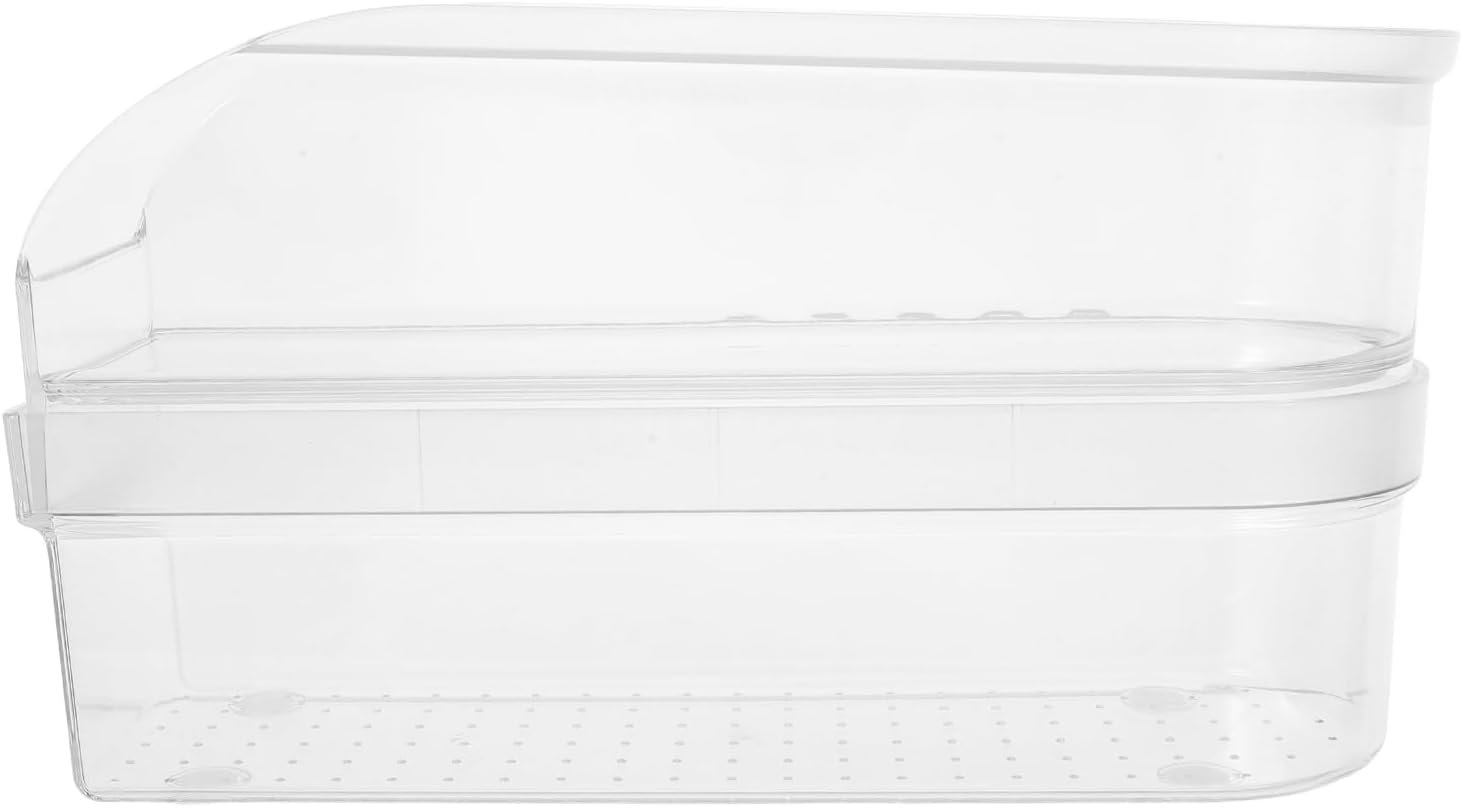 Hohopeti Scatola Portaoggetti Trasparente Mini per Accessori Mixer da Cucina, Organizer Portatile in Plastica per Frullatori a Immersione, Contenitore Salvaspazio per Utensili e Viaggio