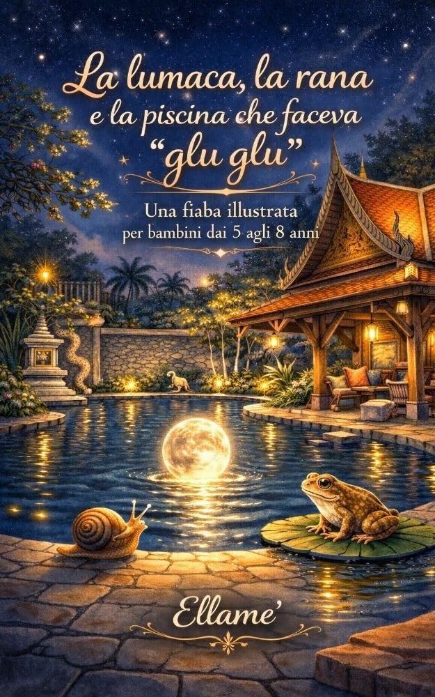 La Lumaca, la Rana e la piscina che faceva "glù glù": Una fiaba illustrata per bambini dai 5 agli 8 anni
