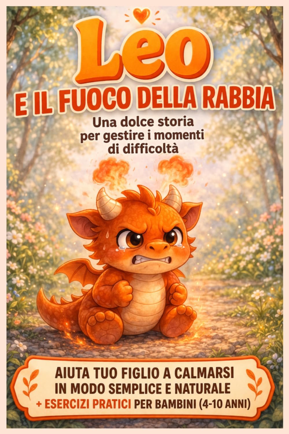 Leo e il Fuoco della Rabbia: Una dolce storia per aiutare i bambini a gestire la rabbia + esercizi pratici (4–10 anni)