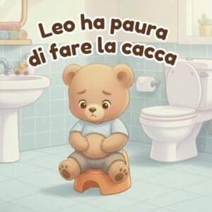 Leo ha paura di fare la cacca: Un libro rassicurante per aiutare i bambini di 2 e 3 anni a superare la paura della cacca e imparare a usare il vasino