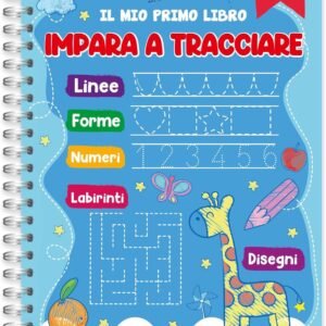 Libri di pregrafismo Finoly per bambini | Libri di pregrafismo 3-6 anni | Imparare a scrivere libro A4 | Impara a tenere traccia | Tracciamento di lettere e numeri del libro | Quaderni Pregrafismo Attività per bambini