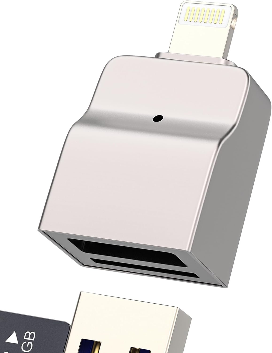 Lightning Adapter USB 3.0 Micro SD Card Reader OTG Cable TF Card Reader for Apple iPhone iPad Memory Photo Memory Card Card Keyboard External Phone Jack Camera - Image 2