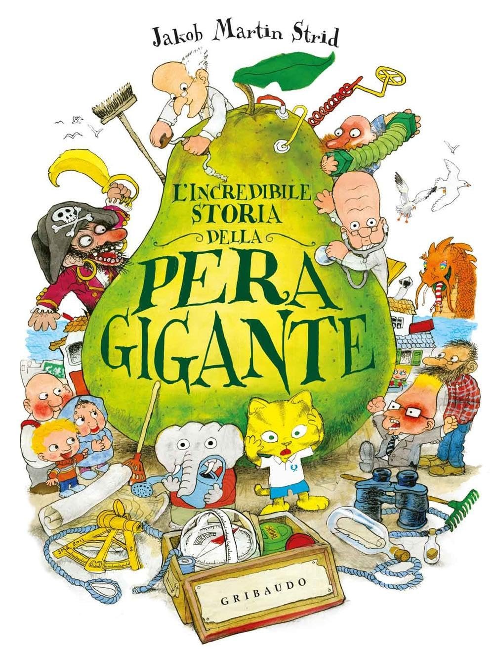 L'incredibile storia della pera gigante. Ediz. un colore