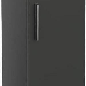 Mobiletto da bagno sottile, mobiletto da bagno alto, organizer indipendente con spazio di archiviazione, colonna da bagno salvaspazio per cucina, soggiorno, nero