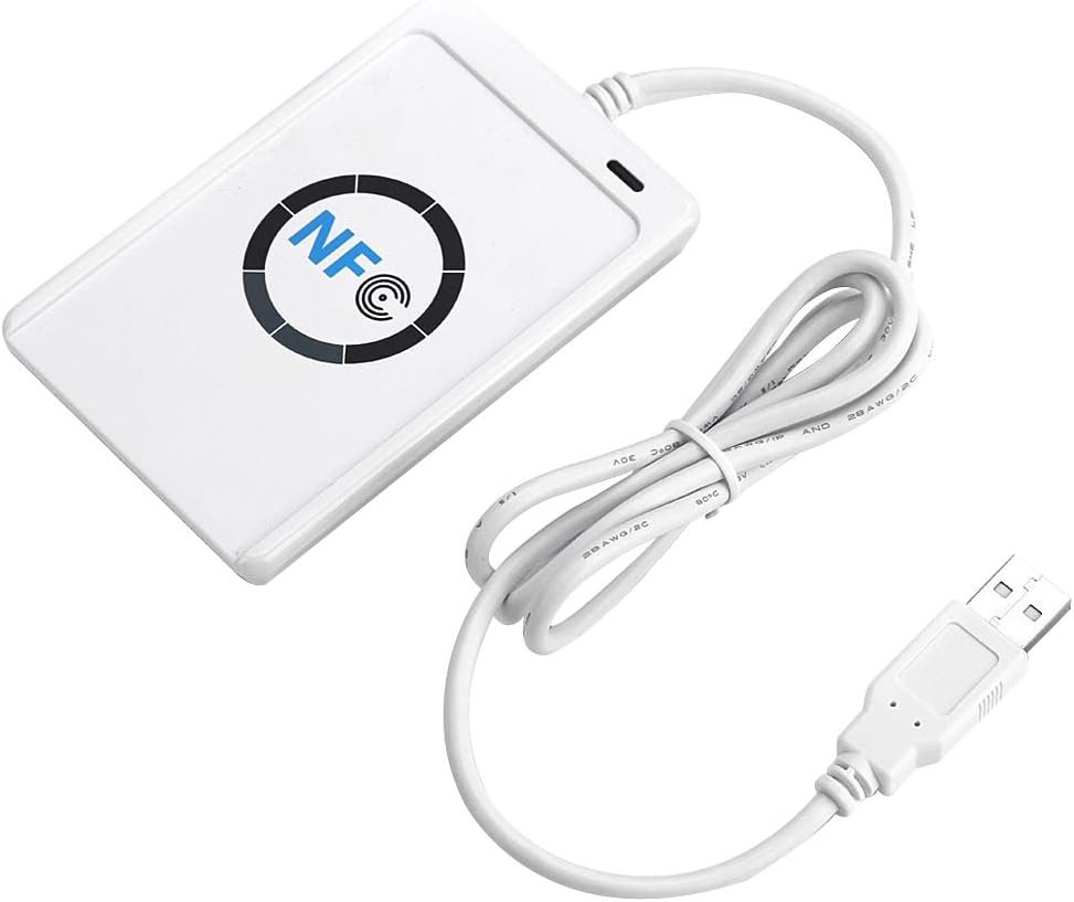 NFC RFID Reader and Writer 13.56 MHz for IC Cards, Reading Distance 50 mm, Includes 5 IC Cards and 424 Kbps Speed - Image 2