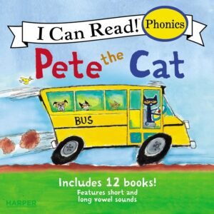 Pete the Cat 12-Book Phonics Fun!: An Ebook of 12 Mini-Books Featuring Short and Long Vowel Sounds – A Learn-to-Read Collection for Kids (Ages 4-8) (I Can Read Phonics Fun) (English Edition)