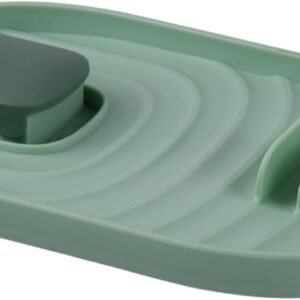 Porta Coperchi pentole Salvaspazio con Poggia Mestoli - Organizer Cucina Pieghevole per Coperchi, Cucchiai & Utensili da Cucina, con Funzione di Appendere
