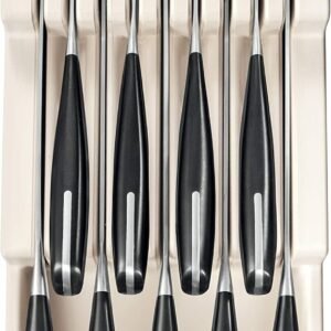 Portacoltelli Tescoma FlexiSpace 370 x 148 mm, per 9 coltelli, plastica