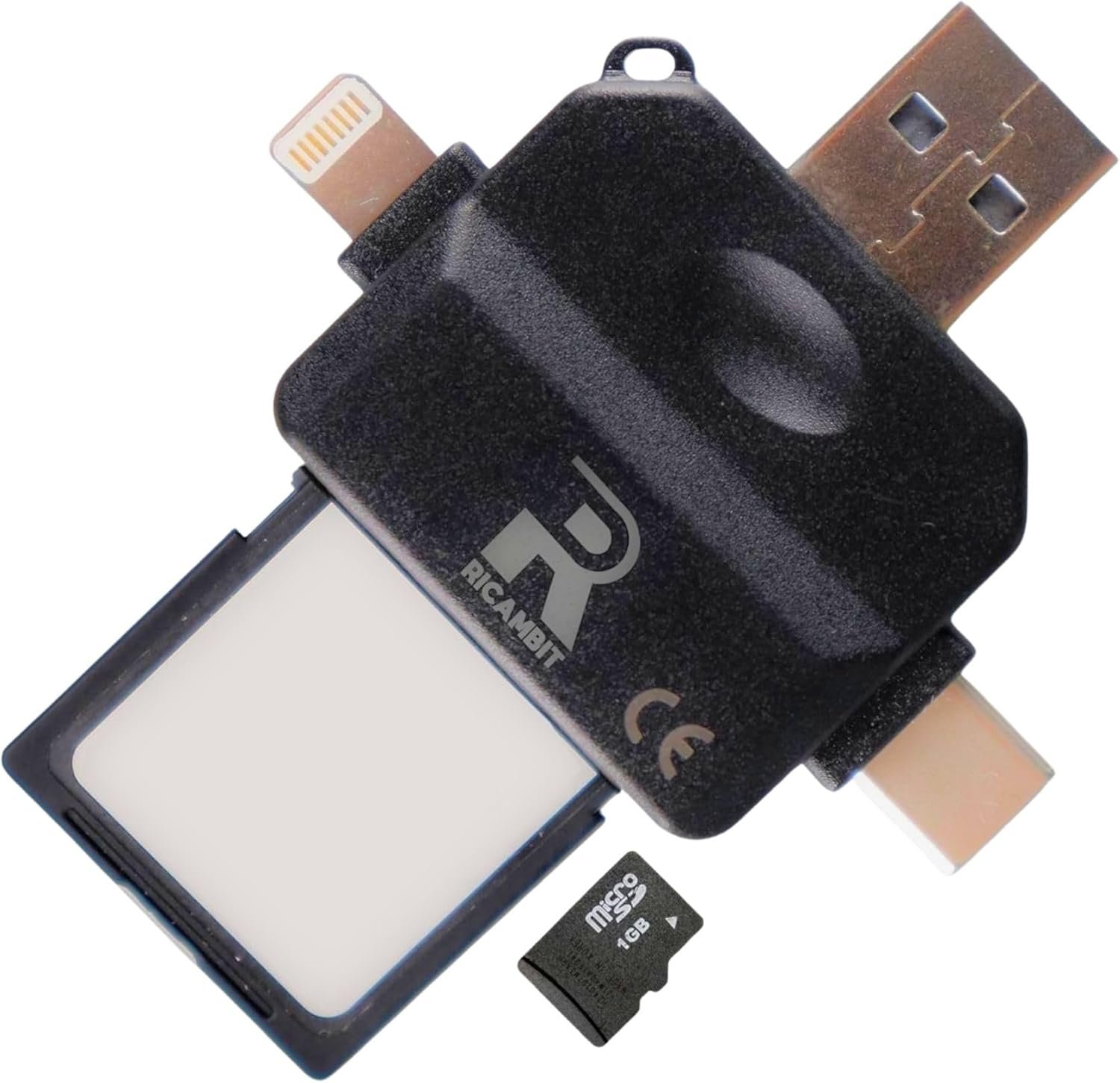 SD/Micro SD Card Reader for Android OTG, PC and Mac - USB-C, USB-A and Lightning - High Speed Data Transfer - Limited Support iPhone - Image 2