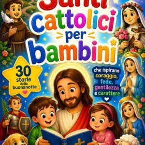 Santi cattolici per bambini: 30 storie della buonanotte che ispirano e rafforzano il coraggio, la fede, la gentilezza e il carattere.