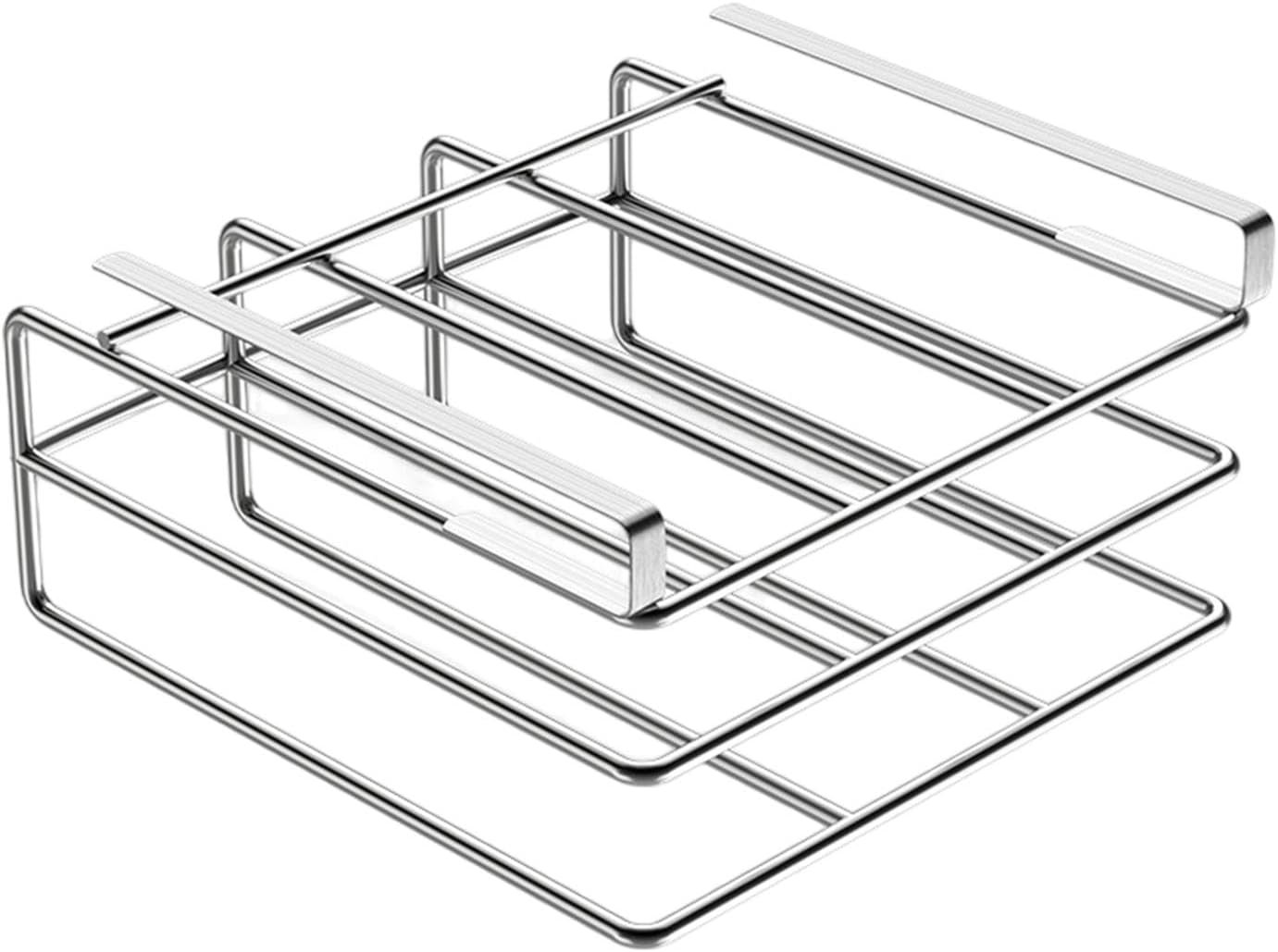 Scaffale per tagliere da cucina, organizer per scaffali, salvaspazio, organizer per tagliere, montaggio a parete senza perforazione, per cucina