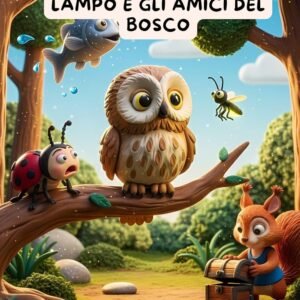 Storie di 5 Minuti per Bambini – Lampo e gli Amici del Bosco: Libri Illustrati E Storie Per Bambini Da 3 a 6 Anni – Favole Educative Della Buonanotte Sull’amicizia, La Collaborazione E la Differenza
