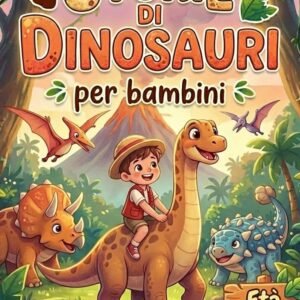 Storie di Dinosauri per Bambini 3-6 Anni: Prime Letture, Favole Illustrate, Avventure Divertenti e Racconti della Buonanotte per Imparare e Sognare