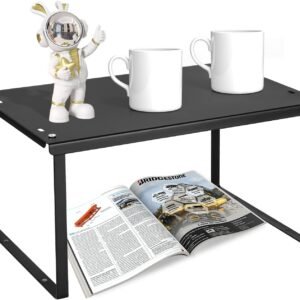Supporto da cucina in metallo - Portaspezie salvaspazio per cucina e bagno, versatile portaspezie per spezie, trucchi e utensili da cucina, ideale per scaffali e ripiani salvaspazio