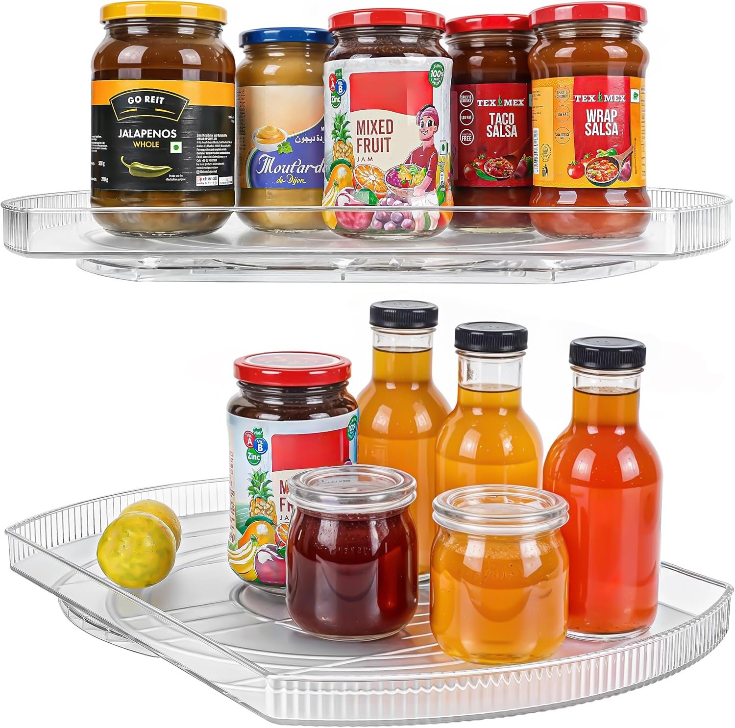 Supporto e organizer girevole per frigorifero Winter Shore – Cucina rettangolare salvaspazio scorrevole e girevole per frigorifero, armadietti, dispensa, piano di lavoro della cucina – 42 x 28 x 3,5 cm