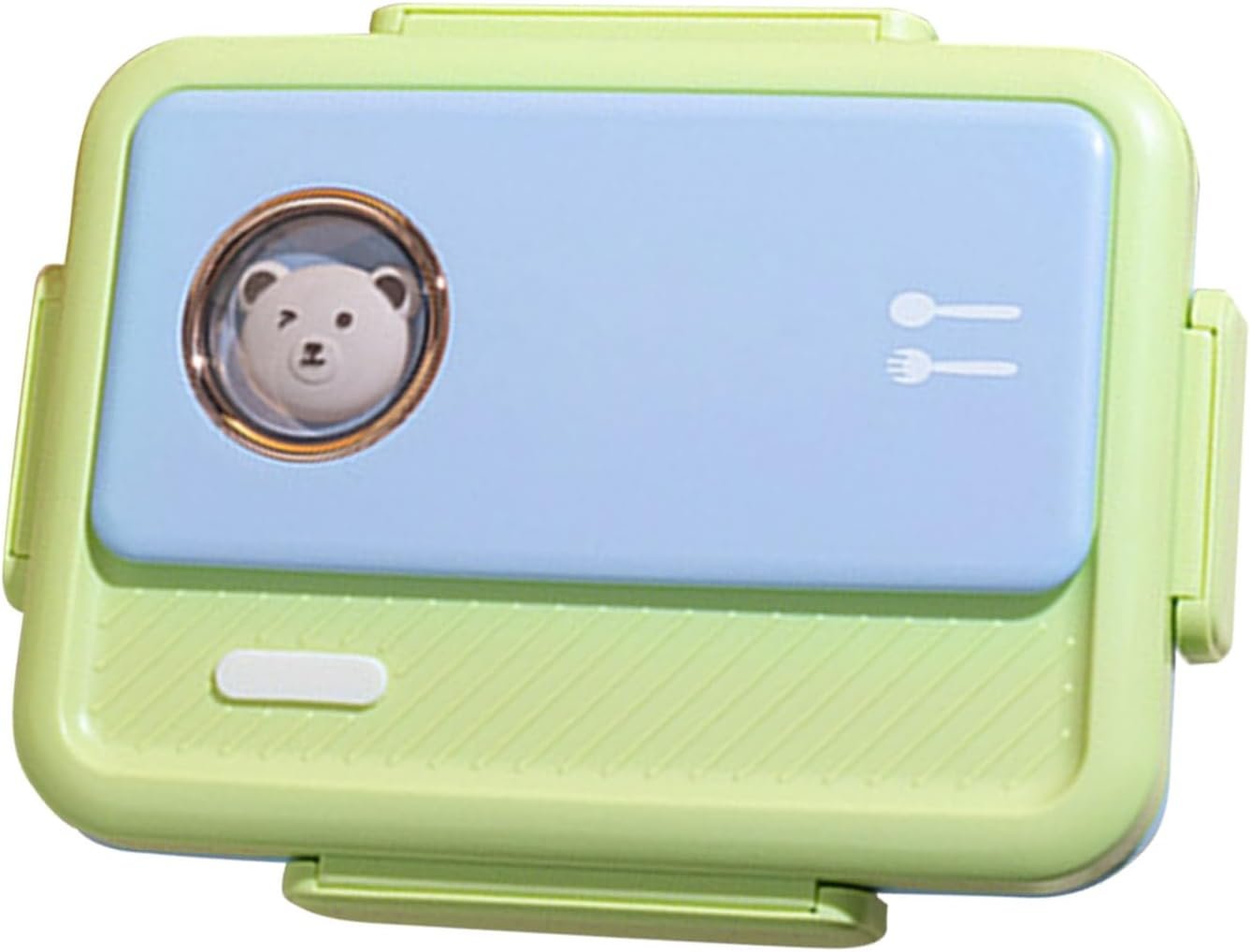 Contenitore per il pranzo, contenitori per alimenti, organizer riutilizzabile, in acciaio inossidabile, portatile, con coperchio ermetico e scomparti per insalata, panini, pasti, uomini, donne e