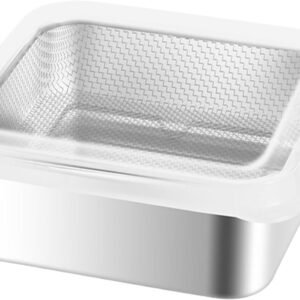 Contenitori Ermetici Alimentari - con Filtro in Acciaio Inossidabile a Tenuta Stagna | Contenitori Impilabili Per Alimenti - Per Frutta Verdura Insalata Cucina Dispensa Casa Scuola Ufficio Campeggio P