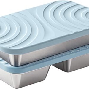 Contenitori Per Assaggiare In Acciaio | Conservazione alimentare riutilizzabile ermetica,Contenitori Per Snack Riutilizzabili Con Coperchi,Per E Adulti Scuola Ufficio Viaggi Casa Picnic Già