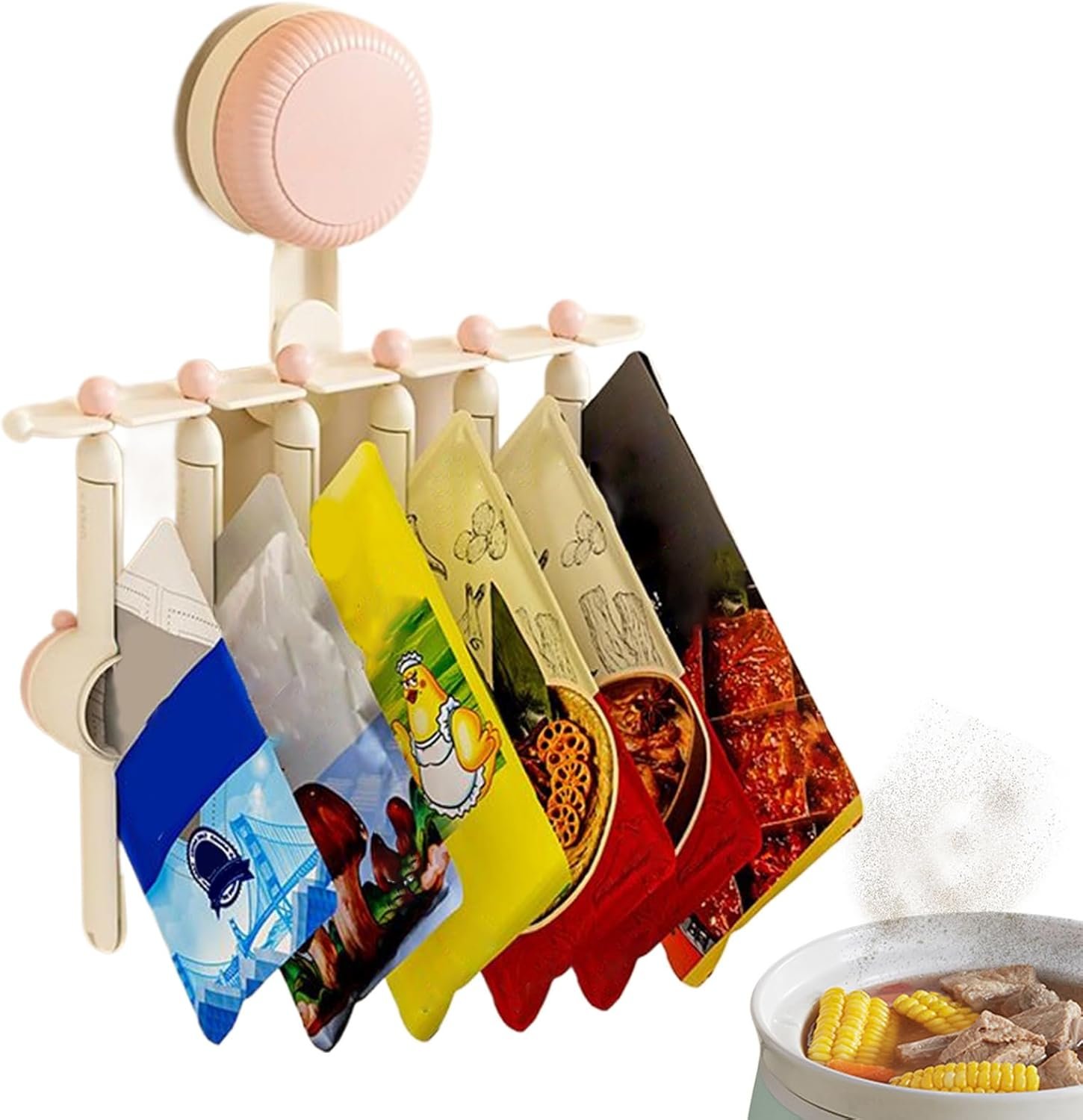 Generico Portaspezie a | Portaspezie Con,Risparmio Spazio Per Dispensa Cucina Muro Frigo Porta Armadio
