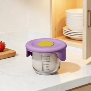 Glass Food Storage Container Airtight with Silicone Sealed Lid, Leak Proof, Microwave and Freezer Safe, Ideal for Meal Prep and Storage