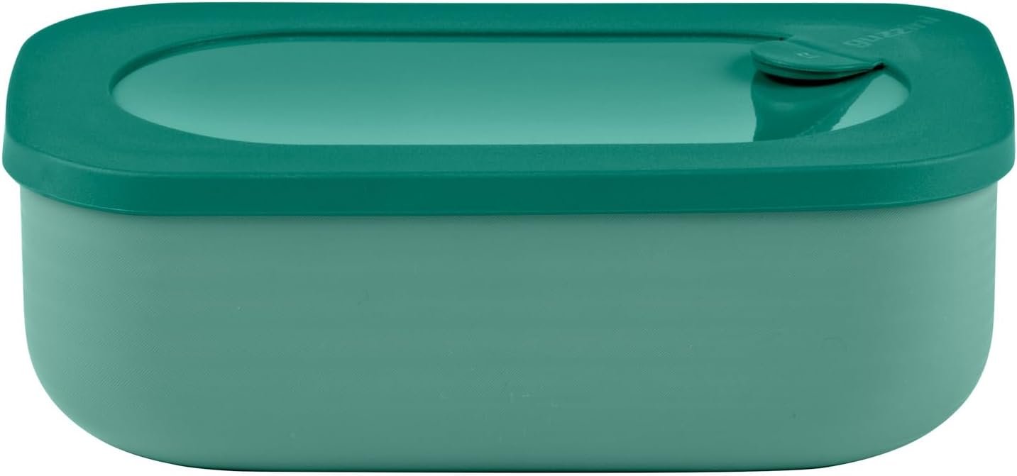 Guzzini - On the Go, LUNCH BOX CON CONTENITORE 'STORE&GO' - Chiusura Ermetica - Verde inglese - 20x12xh7 cm - 171100172