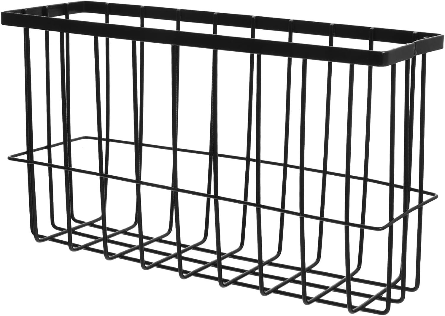 Healvian Portaspezie da Parete in Acciaio al Carbonio Nero, Resistente alla Ruggine, Organizer Multiuso per Cucina, Stile Rustico, per Hotel e Bagni